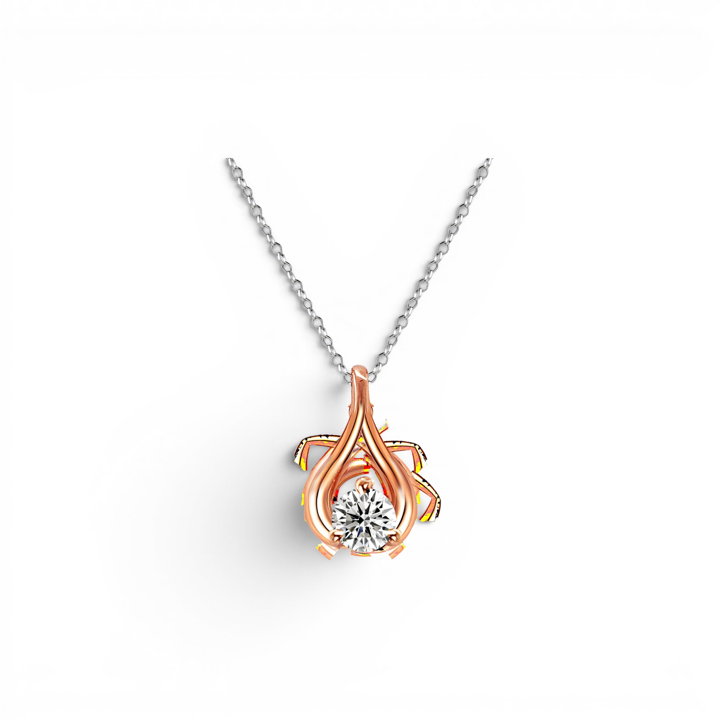 30分天然鑽石墜（不含鍊）