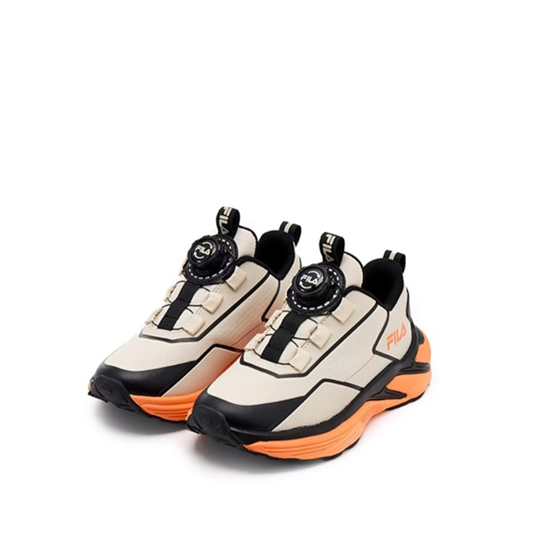 大童免綁鞋帶旋鈕戶外越野鞋