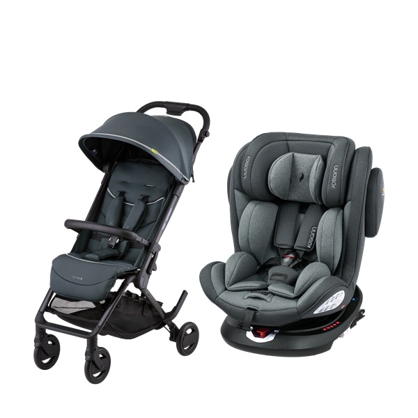 ABC Design Zephair Sport (極致黑/冰釉灰 )+ Osann Swift 360 SE 汽車安全座椅