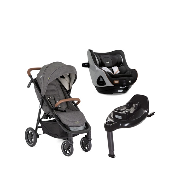 joie mytrax pro新豪華推車+iHarbour encore全方位汽座+iBase encore旋轉底座
