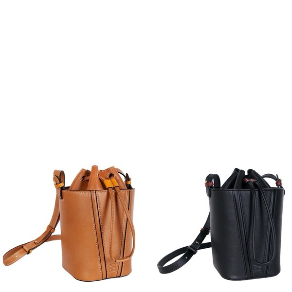 SOBDEALL  方形小水桶包 植鞣革