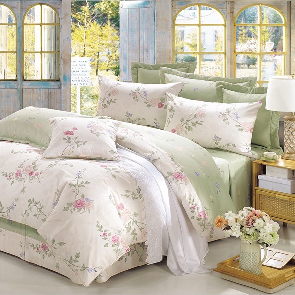 布魯塞爾美國棉雙人兩用被床包組