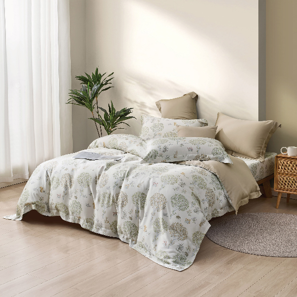 【BeautyXStyle】60LF高織天絲兩用被四件式床組