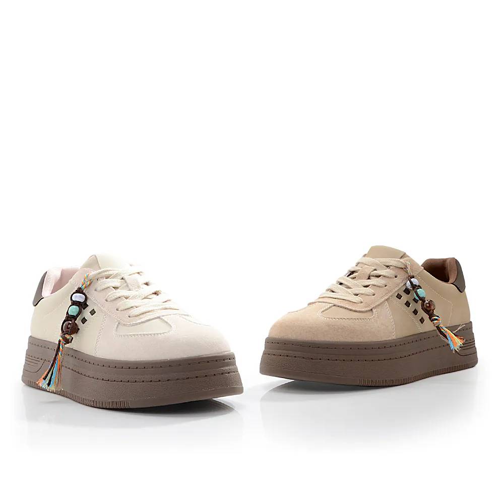 復古厚底增高休閒鞋