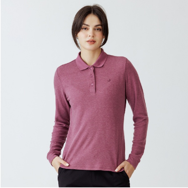 女款保暖長袖POLO衫