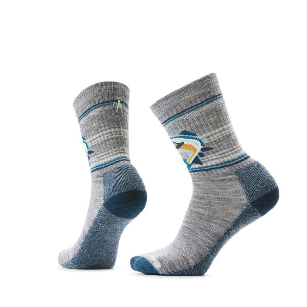 Smartwool 日著 中長襪-Hookset 淺灰