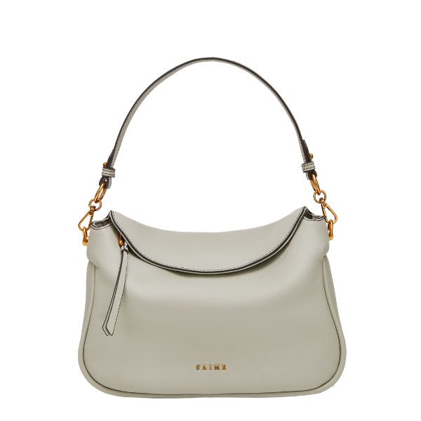 Prime 2WAY頭層真皮拉鍊軟包(M)+絲巾或延長鏈(價值390元)