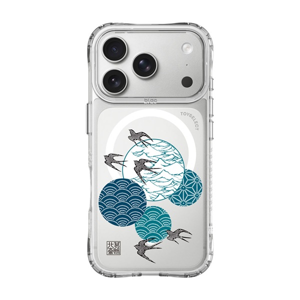 葛飾北齋雲間飛燕抗黃防摔MagSafe iPhone手機殼