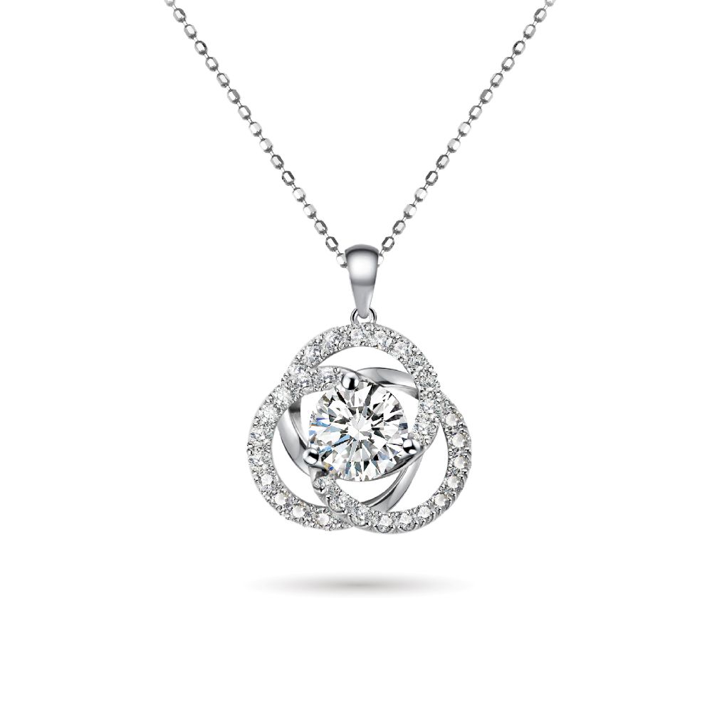 GIA 50分天然鑽石鉑金墜 (不含鍊)