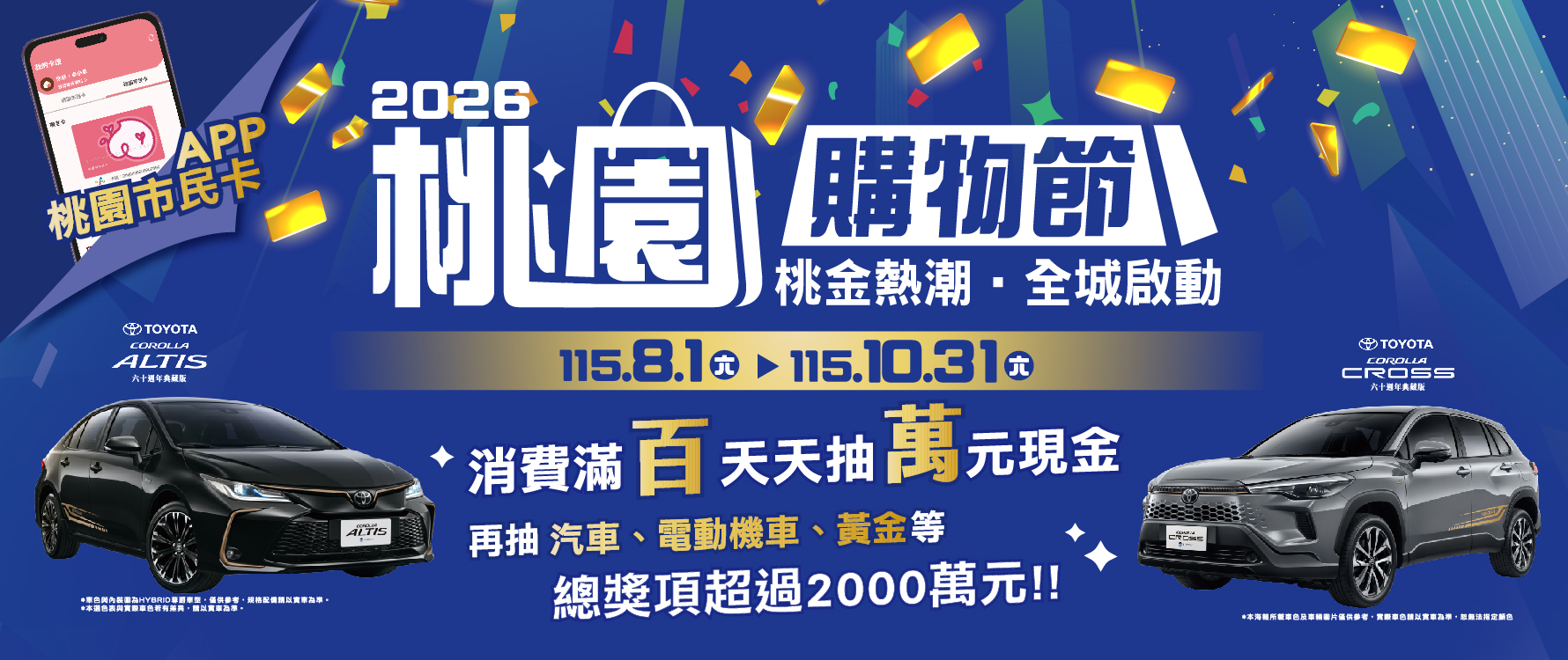 2026桃園購物節「桃金計畫」登場！